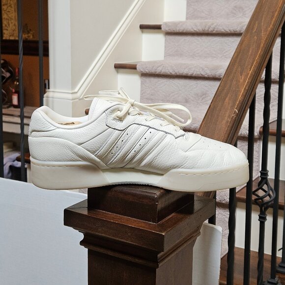 Adidas Men's Rivalry Lux Low Sneakers, Cloud/Ivory, Sz 12.5 - Picture 8 of 16